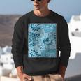 Blue Comic Book Blue Graphic Unisex Sweatshirt