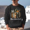 Boo-Kmarked Fall Pumpkin Books Halloween Teacher Teaching Unisex Sweatshirt