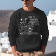 This Is My Book Character Costume Dog Reading a Book Unisex Sweatshirt