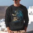 Book Lover Bookworm Reading Books Dragon Sci-Fi Character Unisex Sweatshirt