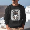 Book Lover What Happens At Book Club Stays Messy Bun Girls Unisex Sweatshirt
