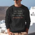 My Book Preference Has Me On The Naughty List Unisex Sweatshirt My Book Preference Has Me On The Naughty List Unisex Sweatshirt