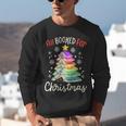 All Booked For Christmas Book Lovers Xmas Tree Women Unisex Sweatshirt