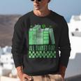 All Booked For St Patrick's Day Book Lover Lucky Shamrock Unisex Sweatshirt