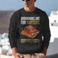 Bookmarks Are For Quitters Book Lover Saying Unisex Sweatshirt