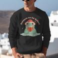 Bookmarks Are For Quitters Frog Reading Book Graphic Unisex Sweatshirt