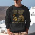 I Like Books And Dogs And Maybe 3 People Vintage Sayin Unisex Sweatshirt