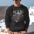 Books Rock Rock'n Roll Science Of Reading Teachers Guitar Unisex Sweatshirt