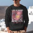 I Like My Books Spicy And My Coffee Icy Librarian Unisex Sweatshirt