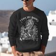 I Like My Books Spicy And My Coffee ICY Skeleton Meme Unisex Sweatshirt