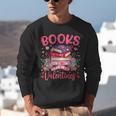 Books Are My Valentine Coquette Bow Book Flower Girl Women Unisex Sweatshirt Books Are My Valentine Coquette Bow Book Flower Girl Women Unisex Sweatshirt