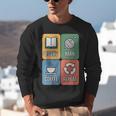 Books Yarn Coffee Repeat Crocheting Unisex Sweatshirt