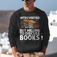 Bookworm Art For Men Women Book Reading Lover Bookish Unisex Sweatshirt
