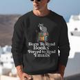 Born To Read Books Forced To Read Emails Book Lover Bookworm Unisex Sweatshirt