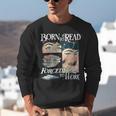 Born To Read Forced To Work Bookish Book Addict Book Lover Unisex Sweatshirt