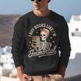 I Buy Books Like I'm Immortal Reading Book Lover Skeleton Unisex Sweatshirt