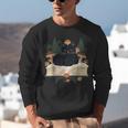 Cat On Open Book Mushrooms Ferns Dark Academia Unisex Sweatshirt Cat On Open Book Mushrooms Ferns Dark Academia Unisex Sweatshirt