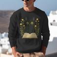 Cat Reading Book Flowers Unisex Sweatshirt Cat Reading Book Flowers Unisex Sweatshirt