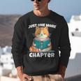 Cat Reading Books Bookworm Read One More Chapter Unisex Sweatshirt Cat Reading Books Bookworm Read One More Chapter Unisex Sweatshirt