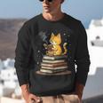 Cat Reading Books Unisex Sweatshirt