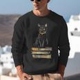 Cat Sitting On Books Unisex Sweatshirt