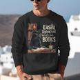 Cats And Books Book & Cat Lover Easily Distracted By Unisex Sweatshirt