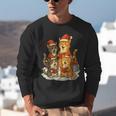 Cats Reading Books Christmas Tree Unisex Sweatshirt