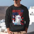 Childless Cat Ladies Vote Kamala Harris Cute Comic Book Cat Unisex Sweatshirt