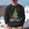 Christmas Book Tree All Booked For Xmas Unisex Sweatshirt Christmas Book Tree All Booked For Xmas Unisex Sweatshirt