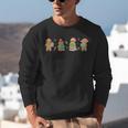 Christmas Library Gingerbread Man Books Lover Bookish Unisex Sweatshirt