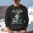 All The Cool Dinosaurs Are Reading Book Reader T-Rex Kawaii Unisex Sweatshirt
