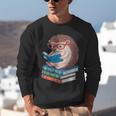 Cool Hedgehog Book Nerd Readers Unisex Sweatshirt