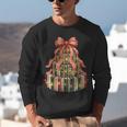Coquette Christmas Book Tree Xmas Lights Librarian Teacher Unisex Sweatshirt