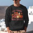 Cozy Readers Book Society Teacher Reading Floral Pumpkin Tee Unisex Sweatshirt