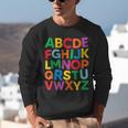 Cute ABCs Shirt Alphabet Colorful Letters Reading Books Kids Unisex Sweatshirt