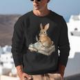 Cute Bunny Reading Book Glasses Bookworm Unisex Sweatshirt Cute Bunny Reading Book Glasses Bookworm Unisex Sweatshirt
