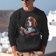 Cute Dog Basset Hound Reading Book Unisex Sweatshirt Cute Dog Basset Hound Reading Book Unisex Sweatshirt