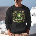 Cute Floral Frog Book Reading Unisex Sweatshirt