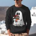 Cute Ghost Holding Books Bookish Christmas Unisex Sweatshirt
