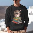 Cute Hedgehog Reading Books Animal Lover Reader Bookworm Unisex Sweatshirt Cute Hedgehog Reading Books Animal Lover Reader Bookworm Unisex Sweatshirt