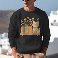 Cute Kawaii Cat Books Flowers Unisex Sweatshirt Cute Kawaii Cat Books Flowers Unisex Sweatshirt
