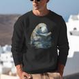 Cute Manatee Reading Book Bookworm Readers Manatee Lover Unisex Sweatshirt