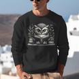 Cute Owl Reading Book Graphic Art Unisex Sweatshirt