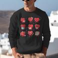 Cute Reading Hearts Valentine Day Book Lover Teacher Student Unisex Sweatshirt
