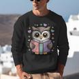 Cute Reading Owl Book Lover Teacher Librarian Bookworm Unisex Sweatshirt