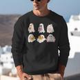 Cute Spooky Reading Book Halloween Fall Ghost Autumn Unisex Sweatshirt