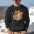 Cute Squirrel Reading A Book Lovers Anime Kawaii Women Kids Unisex Sweatshirt