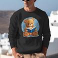 Cute Teddy Bear Reading Book Fun Unisex Sweatshirt Cute Teddy Bear Reading Book Fun Unisex Sweatshirt