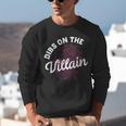 Dibs On The Villain Dark Romance Books Skeleton Morally Grey Unisex Sweatshirt