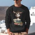 Donkey Reading Book Read Books Be Kind Stay Weird Librarian Unisex Sweatshirt